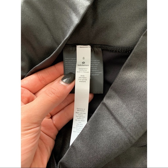 Lululemon Wunder Under Legging 28” - Matte Black - Picture 5 of 5